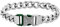 Armani Exchange Herren Edelstahl Armband mit Dornschließe, Length: 190MM+20MM, Width: 6MM
