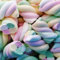 Marshmallow Treccia Multicolor 4 Colori Senza Glutine (1 KG) Compleanni Battesimi Nascite Eventi