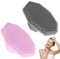 KEYRI 2 Pièces Silicone Brosse Douche avec Poignées Brosse Visage pour Nettoyage en Profondeur, Bain, Sauna Accessoires Douche Body Scrub Brosse Visage Nettoyante pour Hommes et Femmes (Noir & Rose)