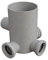 Bonomini 6560RD17RG2 Pozzetto Pavimento, Grigio/Metallo