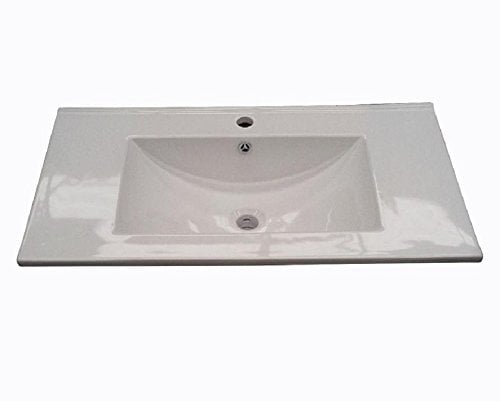 Salone-negozio-online LAVABO in Ceramica da Incasso CM.80X46 Dakota - Aruba