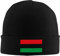 ChunLei Pan Afrikanische Flagge Unisex Warme Winter Wollmütze Knit Beanie Skull Cap - Schwarz - Einheitsgröße
