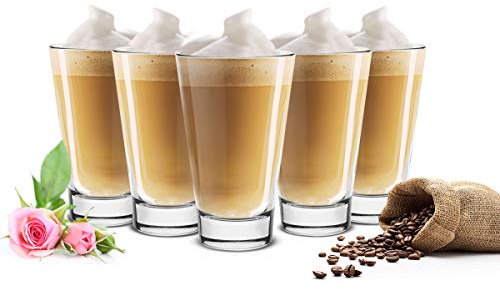 Sendez 6 Cocktailgläser 460ml Kaffeegläser Teegläser Saftgläser Trinkgläser Latte Macchiato Gläser