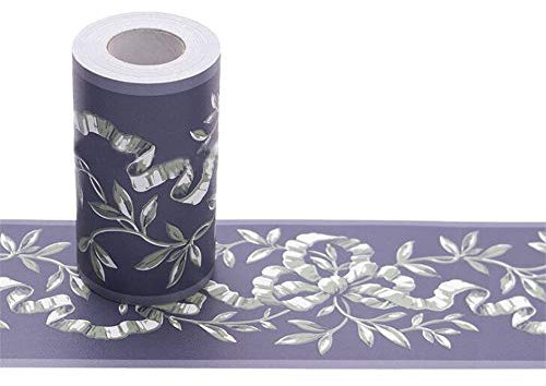 10CM x 10M Tapete PVC Bordüre Selbstklebend Wandbordüre Klebefolie Küche Fensterbank Folie Tapeten Badezimmer Dekoration Bordüren (B)