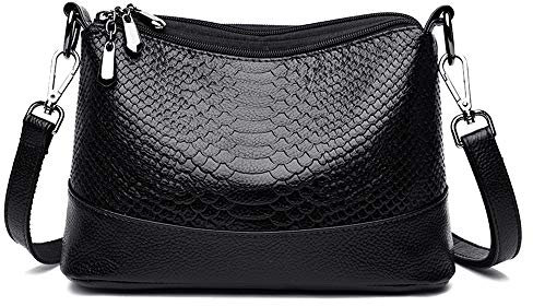 Coolives Sac à Bandoulière pour Femme en Cuir PU Petit Hobo Sac a épaule Elegant Sacs a Main Noir