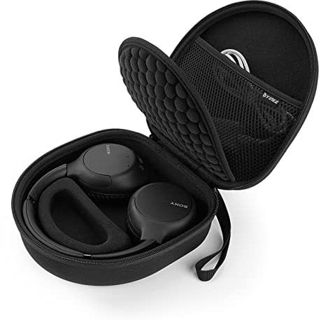 YINKE Schutzhülle für Sony WH-CH720N / Sony WH-CH 710N / WH-CH 700N Noise Kopfhörer, Reiseschutzhülle Aufbewahrungstasche (Schwarz)