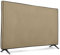 kwmobile Funda para Monitor 55 TV - Cubierta Protectora Textil para Pantalla de TV de Interior - Beige