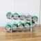 QCSTORE Dispensador de latas de doble capa, estante de almacenamiento, soporte para frigorífico, bebidas, soporte para latas de frigorífico, estantería de doble lata, estantería para frigorífico,