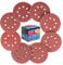 ALPXUXP 120 Stück Schleifpapier 125mm Klett Schleifscheiben 8 Löcher Rund Schleifblätter(Mit Körnung P40 P60 P80 P120 P180 P240 P320 P400 x15) Profi für Exzenterschleifer