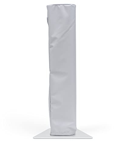 VASNER AirCape Tower - Abdeckhaube für HeatTower, Heizstrahler Schutzhülle, Terrassenheizer Abdeckung, Terrassenstrahler Haube atmungsaktiv & Made in Germany (AirCape Tower, Lichtgrau)