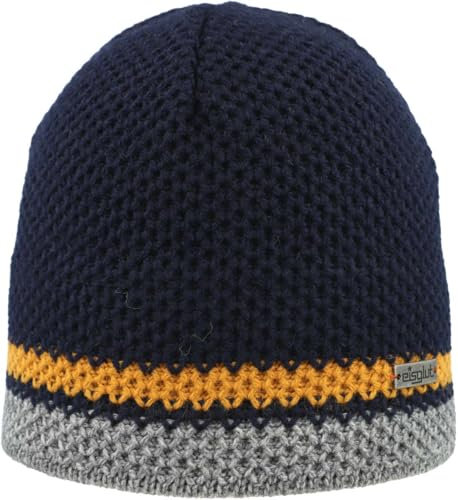 Eisglut Unisex Frosto XL Beanie-Mütze, Marine.kurkuma, XL EU