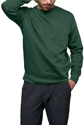 HRM Unisex 902 Sweatshirt, Bottle-Green, L EU