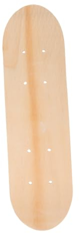BESTonZON DIY Handbemaltes Kinder-Skateboard DIY Longboard-Deck DIY-Skateboard-Deck Skateboard-lichtdeck Kleines Baños Skateboarddecks Zum Bemalen Nur Seite Sport Graffiti Ahornbrett Hölzern