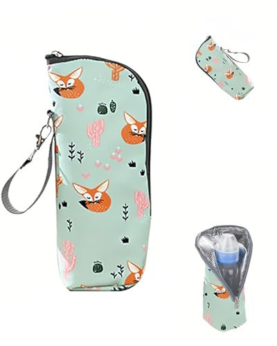 KGDUYC 1 Pcs Babyflasche Isolierung Tasche, Babyflasche Tasche, Babyflasche Thermostat, tragbare Babyflasche Tasche für Kinderwagen Outdoor Reisen,isoliertasche babyflasche,warmtaschen