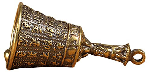 VILLFUL Messing Glocken Anhänger Vintage Stil DIY Dekoration Hängende Ornament Für Schlüsselanhänger Oder Taschenanhänger
