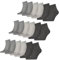 PUMA unisex Quarter Sportsocken Kurzsocken Socken 9 Paar, Farbe:Grau, Menge:9 Paar (3x 3er Pack), Größe:43-46, Artikel:-800 anthracite/l mel grey/m mel grey