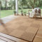 SIMPEX Indoor Outdoor Teppich Wetterfest pflegeleicht im natürlichen Jute-Look, Sisal Teppich Wohnzimmer, Küche, Terrasse, Garten und Balkon, 140x200 cm