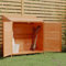 Gecheer Capanno,Casetta,Attrezzi,da Giardino,Esterno,Casetta in Legno,Porta Attrezzi da Giardino,Casetta da Giardino,Casetta Attrezzi,Capanno Attrezzi,Marrone 102x52x112 cm Legno Massello di Abete