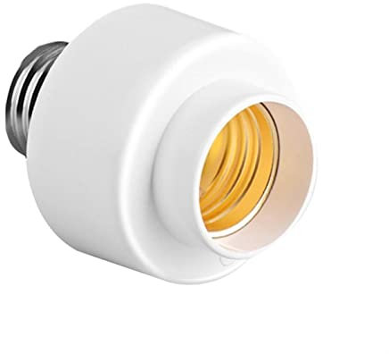 LPMPCZKZGF Multifunctional Smart Wireless Network Light Bulb Adapter E27 Lamp Holder Adapter Voice Control Timer Work Home Smart Home Compatible With Alexa Compatible With Google lamp holder converter