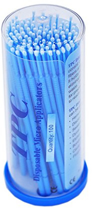 100 Pieces Dental Disposable Product Dental Micro Applicator Brush Bendable