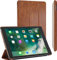 StilGut Leder-Hülle kompatibel mit iPad 2018 (und iPad 2017 Edition-9,7) Couverture Smart-Cover, Cognac