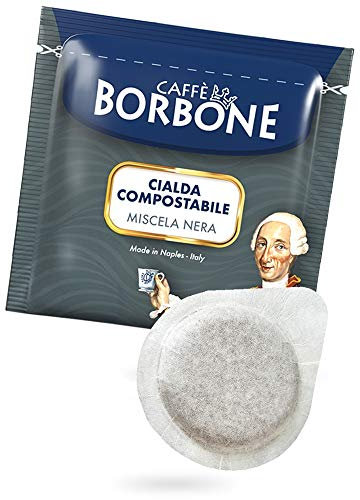 Caffè Borbone - Black Blend - Pack of 50 Coffe Capsules Pods - Compatible Standard Ese 44