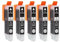 Inkpro 5 x Tintenpatrone kompatibel in XL Füllmenge T33 XL Photo Black, T3361 (T3341) für Expression Premium XP-530, XP-540, XP-630, XP-635, XP-640, XP-645, XP-830, XP-900, XP-7100