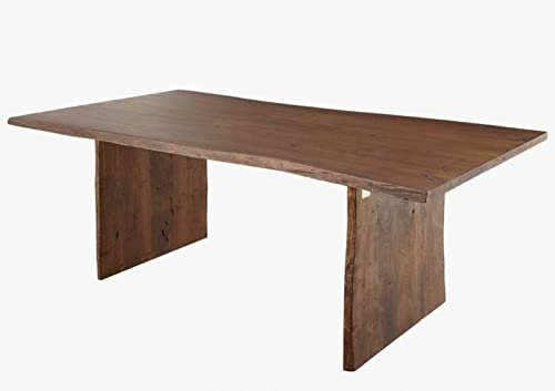 MASSIVMOEBEL24.DE | Baumtisch Akazie 200x100x76 braun lackiert Pure Acacia #215 modern