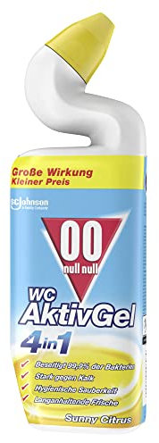 00 null null WC AktivGel 4in1, Flüssiger WC Reiniger, Suny Citrus, 1er Pack (1x750 ml)