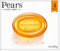 Pears Bar Soap Transparent (Amber), 4 Pack (4 x 100 g)