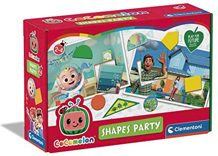 Clementoni 18105, Cocomelon Shapes party Educational Toy for Children, Ages 2 Plus