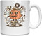 Halloween calabaza pirata espadas feliz Halloween blanco cerámica taza tamaño único