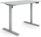 ESMART Germany ETX-121GG 120x60cm Hellgrau Ergonomischer Steh-Sitz-Schreibtisch Stufenlos elektrisch höhenverstellbar 73,5-123,5cm 3X Memory Aktivitätserinnerung Soft-Start/Stopp Schnelle Montage