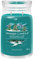 Yankee Candle Signature Duftkerze ; große Kerze mit langer Brenndauer „Winter Night Stars“ ; Soja-Wachs-Mix