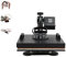 Heat Press Machine 38 X 38 cm 5 in 1 T-Shirt Press Mug Printing Machine Multifunctional Heat Press 360 Degree Swivel Press Machine for T Shirt Mug Hat Cap Plate Transfer Printer (38x38cm 5in1)