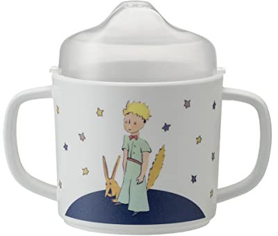Le Petit Prince TASSE DEUX ANSES ANTIDÉRAPANTE AVEC BEC AMOVIBLE MELAMINE 160ML