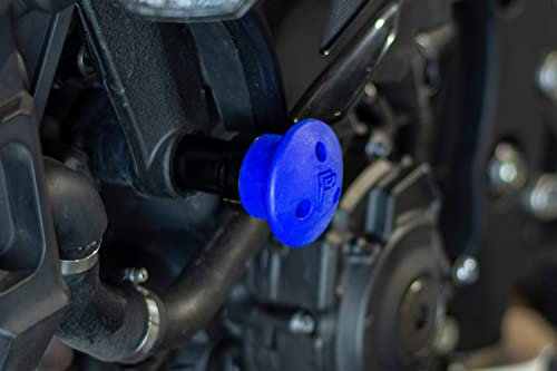 Sturzpads Crashpads für Yamaha MT-10 / R1 / R1M 2015-2023 PP Tuning (Blue)