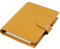 Moterm A5 Luxe Ringe Planer - Echtes Leder Binder Organizer (Kiesel-Senf,30mm Ring)