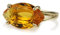 Anemone Bague Citrine en or 14k - Pierre de Naissance Marquise de Novembre - Bagues de Pierres Naturelles pour Femmes - Bijoux Classiques Faits à la Main - Matériau et Taille de Bague Personnalisables