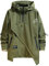 GURUNVANI Herren Kapuzenjacke Windbreaker Jacke Reißverschluss Patchwork Hoodie Anorak，JK208GREEN，Medium
