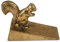 Squirrel Heavy Metal Gold Doorstopper Heavy Door Wedge Shabby Chic Stopper Stop