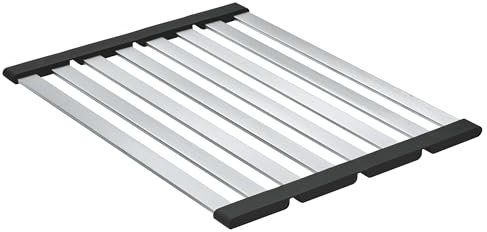 GROHE Multifunction - Abtropfgestell (450 x 348 mm, zusammenklappbar, spülmaschinenfest, korrisionsfrei), edelstahl, 40856SD0