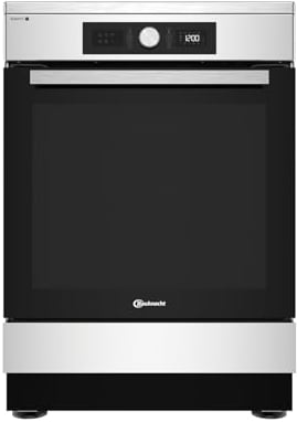 Bauknecht BS68IB8AHX/E Freistehender Heißluftbackofen/ 60 cm/Induktions-Kochzonen/Schmelzstufe und Turbostufe/Flexizonen/Click&Clean/Steam Clean/Multi-Level-Kochen/Hydrolyse/Touch Control