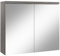 Badezimmer Spiegelschrank Toledo 80cm Grau Eiche – Stauraum Unterschrank Möbel Zwei Türen Badschrank
