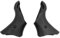 LOVIVER 2Pcs Road Fahrrad Shifter Abdeckung Shifter Bremshebel Haube Abdeckung für ST-5600/5601/6600, Schwarz