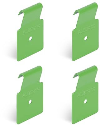 Alberts 825126 Dekorhaken für Doppelstabmatten, gelbgrün, S