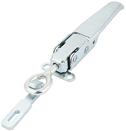 WPKD BLUEIY Pestillo de Cierre,Cerrojo de Pestillo de Abrazadera de Palanca,Cerradura de CerRojos Pesados,Cierre de Hebilla Metal Cerrojo de Remolque Camión Bloqueable para Camiones Contenedores
