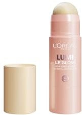 L'Oréal Paris Lumi Le Glow Highlighter Sticks Glowy, Make up Teint für das Gesicht, Contouring, Für einen strahlenden Teint, Leicht aufbaubar, Ganztägiger Halt, Farbe: 635 GOLDEN COUTURE, 1 x 7 ml