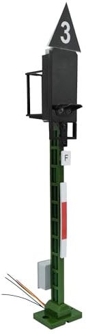 ML-Train Lichtsignal Typ HL, KS und HV für Spur G analog / digital mit Decoder - Gartenbahn Spur G (Typ HV Blocksignal)