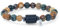 Raffici Zodiac Sign Constellation Gemstone Bracelet Personalized Stretch Bracelet with Natural Healing Stones Anxiety Relief Birthday Gift for Men and Women (Libra)